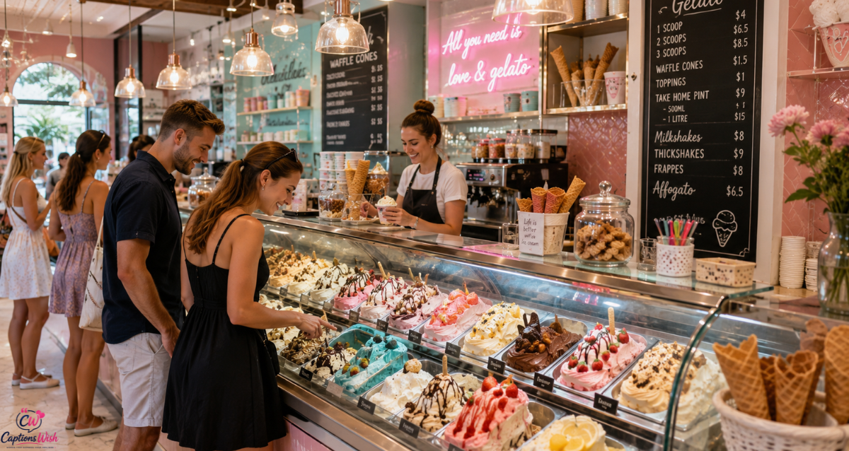 Ice Cream Captions