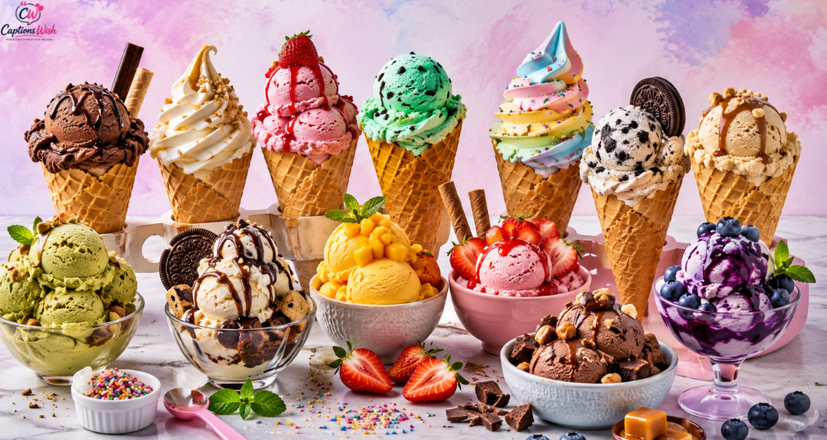 Ice Cream Captions