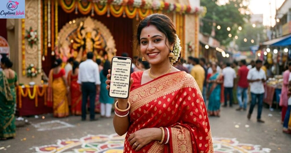 saree-captions-bengali-with-emoji