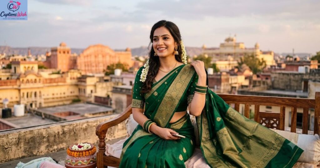 short-saree-captions-for-instagram