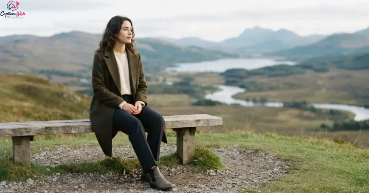 Person sitting alone peacefully