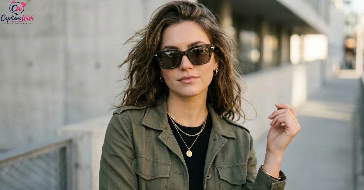 Stylish girl with fearless confidence