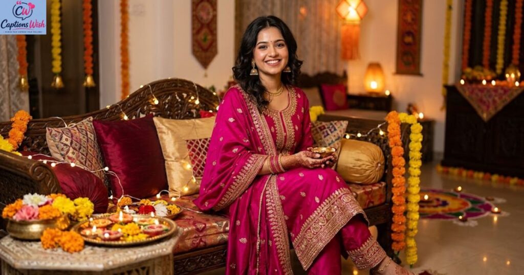 festive-salwar-suit-captions